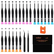 Horusdy 24 Piece Magnetic Precision Screwdriver Set Small Screwdrivers For Eyeglasses Phones Watches Electronics Repair Screwdrivers & Nutdrivers