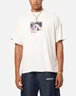 [MITCHELL & NESS] Mitchell & Ness Chicago Bulls Dennis Rodman Pre & Post Game T-shirt Birch - Size S S Birch