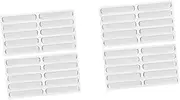 BESTonZON 2sets Cabinet Door Bumper Self Adhesive Strip Sturdy Silicone Sink Edge Protector for Protectors Easy Application 20pcs*2