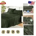 Soft & Silky California King Cooling Sheet Set - Deep Pocket 16" Mattress