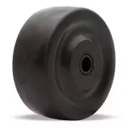 Hamilton Ebonite Hard Rubber Wheel 3x1.25 with 3/8" Oilless Bearing - 210 lbs. L