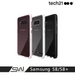 【英國TECH 21】超衝擊EVO CHECK防撞軟質格紋保護殼-SAMSUNG S8/S8+ 透粉 透白 透黑