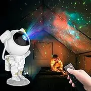 Astronaut Star Galaxy Projector - Space Starry Night Light Nebula Ceiling Projection Lamp with Timer and Remote, for Kids Adults for Bedroom, Gaming Room, Room Decor