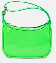 [Eera] Eéra Moonbag Mini patent leather clutch One Size green