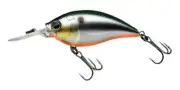Yo Zuri 3DB Mid Crankbait SILVER BLACK , Dives 6-8, 2-3/4 Float 9/16 OZ