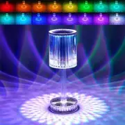 Table Lamp LED Plastic Cup Round Multicolor Touch Novelty USB Modern Small Decor