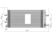 A/C Condenser For 14-21 Mini Cooper Clubman DR22S8 (for: Mini)