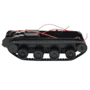 Rc Tank Smart Robot Tank Car Chassis Kit Rubber Track Cler For 130 Motor