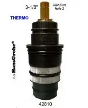 for Hansgrohe Thermostatic Cartridge 3-1/8" , 20pt