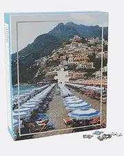 Journey of Something Positano Days 1000 Piece Jigsaw Puzzle - 70 x 50 cm Collectible Puzzle for Adults - Packaged in Keepsake Gift Box and Dust Bag - Journey of Something Premium Jigsaw Puzzles