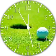 Golf Frameless Borderless Wall Clock Nice For Gifts or Decor W332
