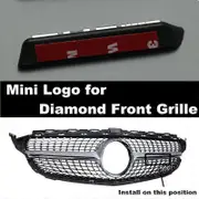Free Shipping Diamond Grille AMG mini Logo A B C E Class W176 W246 W204 W205 W212 W213 Front bumper grille fit all car models ALL Black