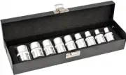 YATO Socket Wrench Set Outside Torx Nut Sockets Socket Set Torxset 1/2 Inch 9tlg