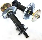 Motorbike Axle Drive Shafts Four-Wheel Electric Motorcycle Go-Kart ATV Accessories Shaft Drive Differential Rear Axle Half Shaft Motor Half Shaft Front Back Rear Wheel Axle(A)