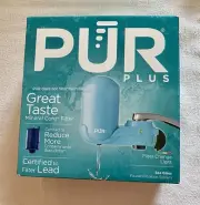Pur Plus Mineral Core Faucet Filtration System FM2700G Sea Glass - New In Box