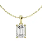 14K 2.00 ct. tw. Lab Grown Diamond Solitaire Pendant Necklace