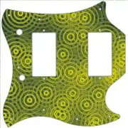 SG Standard Pickguard Custom Gibson Graphical Guitar Pick Guard Crazy Ripples GR
