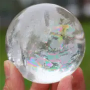 440g Natural Clear Quartz Ball Quartz Crystal Sphere Carving Reiki Crystal Gift