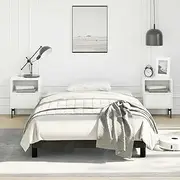 Bedroom Furniture Bed Frame Without Mattress Black King Single Fabric
