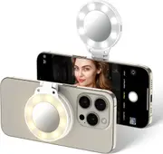 Portable Magnetic Selfie Ring Light for iPhone 15 14 13 12 Pro Max Plus Mini