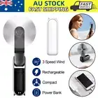 Handheld Fan Small Portable Fan USB Rechargeable Mini Pocket Fan Desk Fan