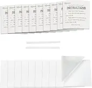 10Leccion 20 Pack of TPU Pool Patch Repair Kit for Air Mattress, Swimming Pool, Bounce House, Tent, Canvas, Canopy, Floats, Tubes Bed and Inflatable Toys with 2 Pieces Plastic Deflate Tubing
