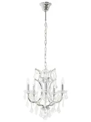 Winslow 5 Light Crystal Chandelier in Chrome