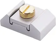 Folpus Hand Sanding Block Sand Paper Holder Multipurpose Portable Edge Grinding Polishing Tool Aluminum Alloy for Automotive Polish, Trapezoid