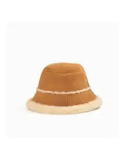 [Ozwear Ugg] Ugg Sheepskin Bucket Hat in Chestnut