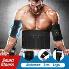 Lazy EMS Abdominal Belt Muscle Trainer Stimulator Toning Smart Training ABS Belt