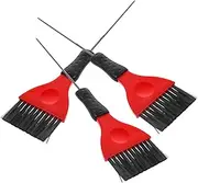 LIFKOME 3Pcs Hair Dye Applicator Brush with Long Handle Flexible Bristles for Even Application for Home and Salon Use Hair Tinting Tool