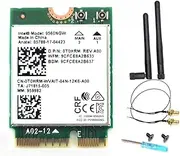 Intel AC 9560 WiFi 5 Wireless Adapter, 802.11ac, Dual Band, 1.73 Gbps, Bluetooth 5.1, M.2 CNVio Interface