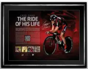 Cadel Evans (Australia) signed 2011 Tour De France "Ride of his life" Limited Ed