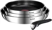 Tefal Ingenio Emotion Induction Non-Stick Stainless Steel 4 Piece Frypan Set