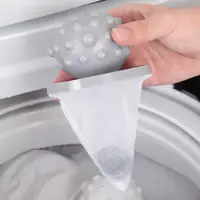 在飛比找PChome24h購物優惠-PS Mall 洗衣機漂浮濾毛器 洗衣過濾網袋 洗衣機洗衣球
