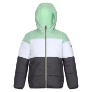 Regatta Childrens/Kids Lofthouse VII Terrain Print Padded Jacket (Quiet Green/White) - RG9091