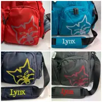 在飛比找蝦皮購物優惠-Lynx 美國山貓 專櫃皮件 時尚帥氣 流線造型 旅行袋LY
