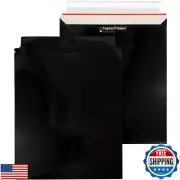 Paperboard Mailers 9.5x11" - Black Document Mailers - 25 Pack - Document Enve