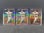 2024 Topps Chrome Lot Refractor, Sepia, and Xfractor Matt Chapman