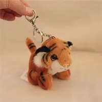 在飛比找Yahoo!奇摩拍賣優惠-動物小老虎獅子毛絨玩具鑰匙扣書包小掛件男女背包玩偶小公仔掛飾