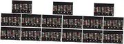 Abaodam 3sets Guitar Fretboard Notes for Beginners Guitar Trainer Map Acoustic Electric Scale Stickers 5pcs*3