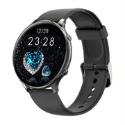 Smart Watch With Body Temp / Heart / Bp / Oxygen / Sleep Monitoring And Menstrual Cycle Prediction Ip67 Waterproof Black Smart Watches