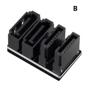 Dual SATA 7Pin Male To Female Adapter Converter Plug & Play For Computer Desktop