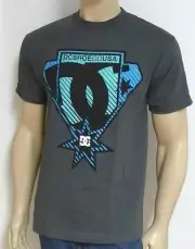 DC Shoes Varsity Star Tee Mens Gray T-Shirt New NWT