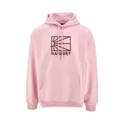 [RASSVET] RASSVET Logo embroidery hoodie Man S S Pink