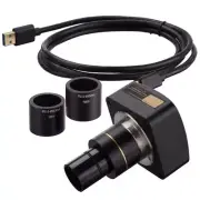 AmScope 1.2MP Low-light USB2.0 C-mount Microscope Camera + Calibration Slide