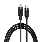 S-M412 Pd Fast Charging Cable 8 Pin To Usb-C / Type-C Data Cable Length: 1M (Black)