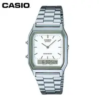 在飛比找蝦皮商城優惠-【CASIO】AQ-230A-7D 復古造型電子+指針雙顯錶