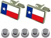 [Select Gifts] Shirt Dress Studs Texas Flag Cufflinks