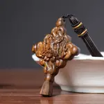 【木雕配飾】沉香 達拉幹 新款 中國結 卡通龍 雕刻 DIY 中國風 雕刻 隨身 掛件 車載 木雕